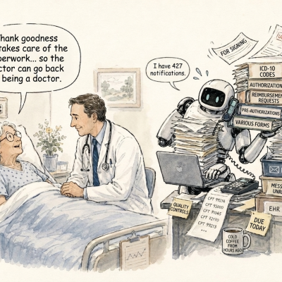 Artificial Intelligence is not the end of the doctor. It is the end of a certain way of being a doctor.